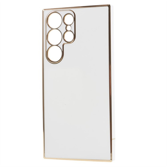 Case for Samsung Galaxy S24 Ultra, Glamour CamShield, white