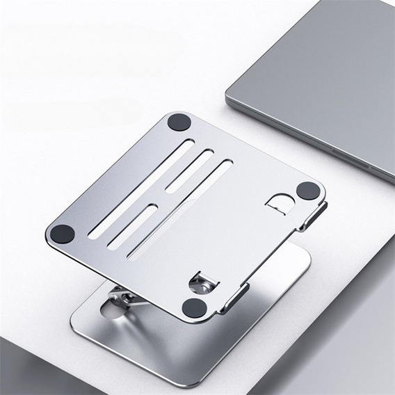 Laptop stand up to 17 inches, steel ERBORD P89, grey