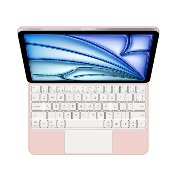 Keyboard Case for iPad Air 13" 2024, Magnetic Keyboard Touchpad, pink