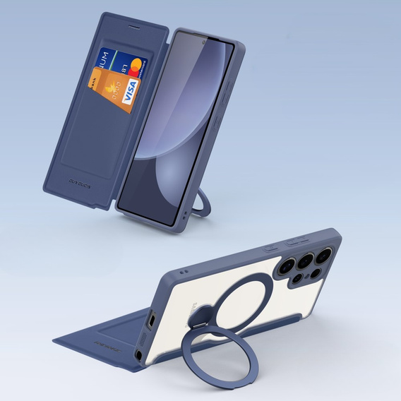 Dux Ducis Case for Samsung Galaxy S25 Ultra, Skin X Pro, MagSafe, dark blue