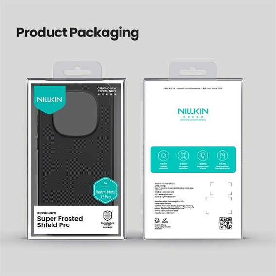 NILLKIN Super Frosted Shield Case for Xiaomi Redmi Note 15 Pro 5G
