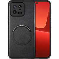 Case for Xiaomi 13, Leather Hybrid MagSafe, black