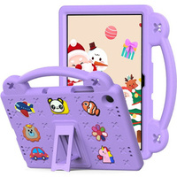 Children's case for Samsung Galaxy Tab A11 Plus / A9 Plus, Cute Patterns, with stand, purple