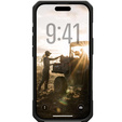 Urban Armor Gear Case for iPhone 15 Plus, Monarch Pro Kevlar MagSafe, black