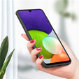 Case for Samsung Galaxy A22 / M22 4G / LTE, Silicone Lite, black