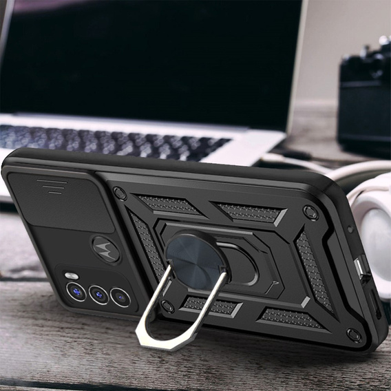 Case for Motorola Moto G60, CamShield Slide, black