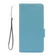 Flip case for Xiaomi Redmi Note 12 5G / POCO X5 5G, Wallet Litchi Magnet, blue