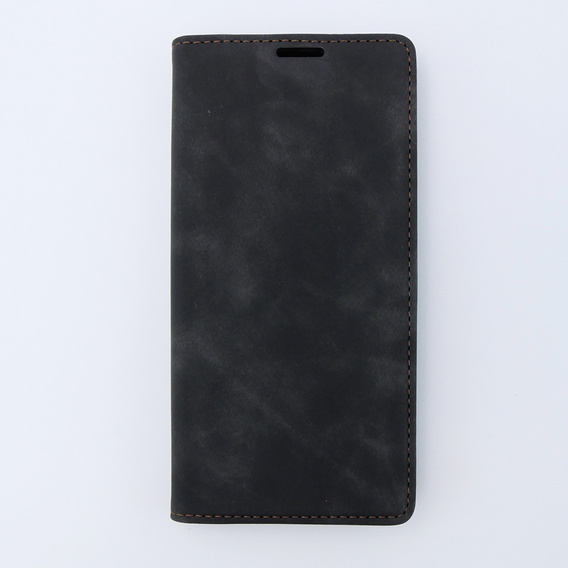 Case for Motorola Moto G53, ERBORD Vintage, wallet with flap, black