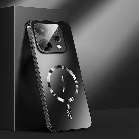 Case for Oppo Reno 14, for MagSafe, with camera protection, black