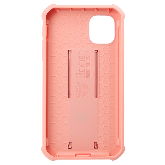 Armored case for iPhone 11, Dexnor Full Body, pink rose gold