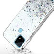 Case for Realme C21Y / C25Y, Glittery, transparent