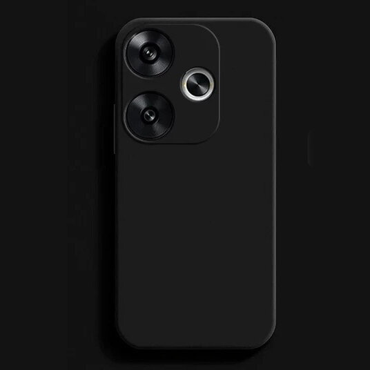 Case for Xiaomi Poco F6, Silicone Lite, black