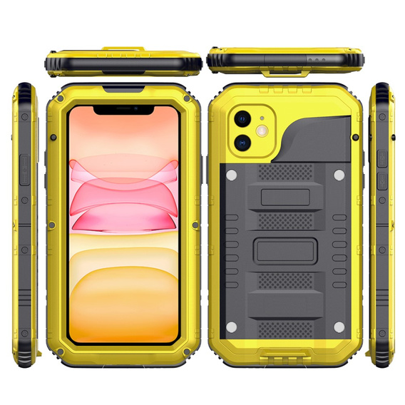 Armored case for iPhone 11, R-JUST, yellow
