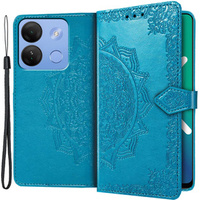 Flip case for Infinix Smart 7 HD 4G, Mandala, blue