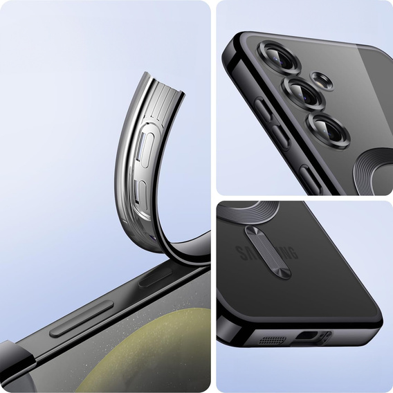Case for Samsung Galaxy A05s, Electro MagSafe, black + Screen Glass