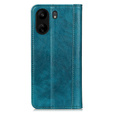 Case for Xiaomi Redmi 13C / Poco C65, Wallet Litchi Leather, green