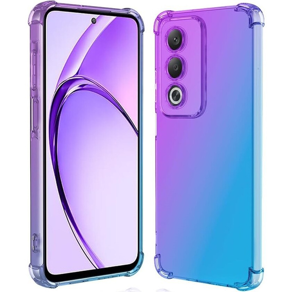 Case for Oppo A80, Gradient Dropproof, Purple / blue