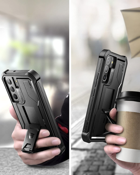 Armored case for Samsung Galaxy S22, Dexnor Full Body, black