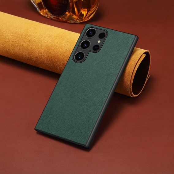 Case for Samsung Galaxy S24 Ultra, Calf Texture, green