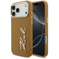 Karl Lagerfeld Karl Script Logo case – with metal buttons for iPhone 17 Pro Max