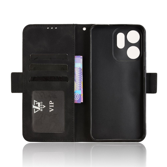 Flip case for Oppo Reno 13, Card Slot, black