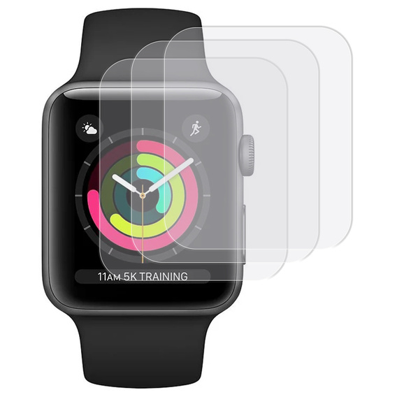 3x ERBORD hydrogel film for Apple Watch 1/2/3 38mm