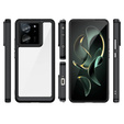 Case for Xiaomi 13T / 13T Pro, Fusion Hybrid, transparent / black