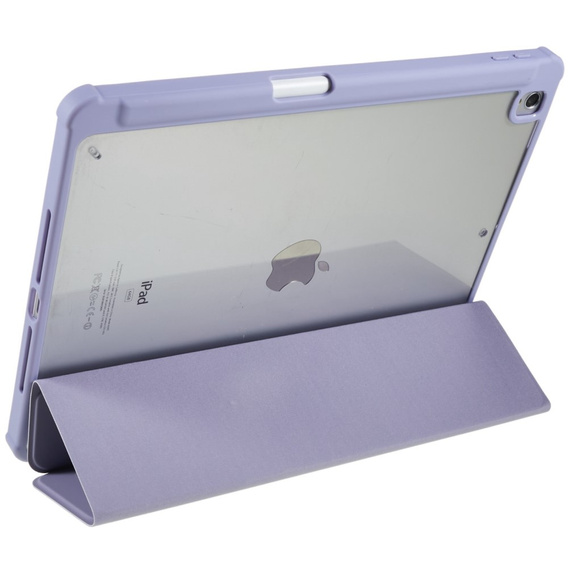 Case for iPad 10.2 2021 / 2020 / 2019, Smartcase Hybrid, with stylus space, purple