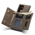Case for Samsung Galaxy S23 Ultra, DG.MING 2in1, brown