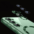 Case for Samsung Galaxy S22, Electro MagSafe, green + Screen Glass