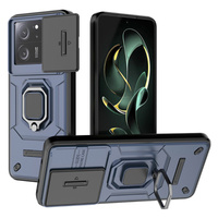 Case for Xiaomi 13T / 13T Pro, KickStand Camera Lens, blue