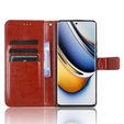Flip case for Realme 11 Pro 5G / Pro+ 5G, Crazy Horse Wallet, brown