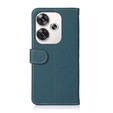 KHAZNEH RFID case for Xiaomi Poco F6, Litchi Texture, green