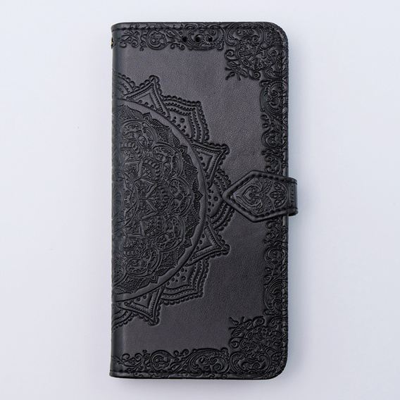 Flip case for Motorola Moto G54 5G, Mandala, black