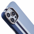 MagSafe's iPhone 13 Pro Max Case, Carbon Fiber, blue