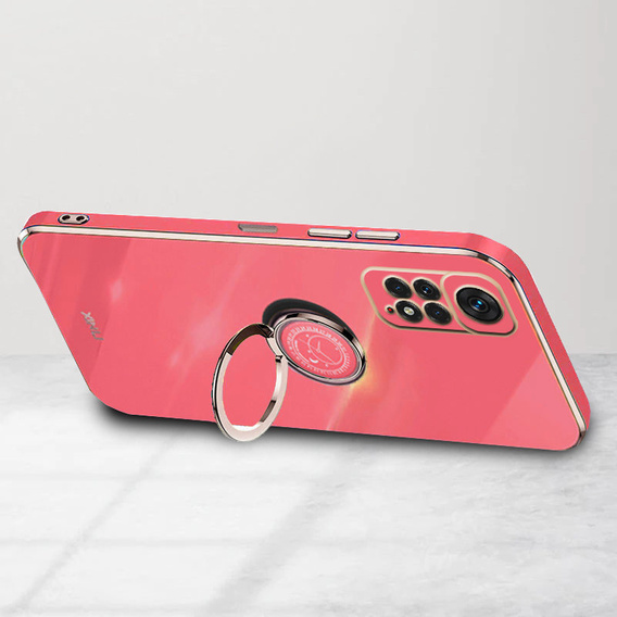 Case for Xiaomi Redmi Note 11 / 11S, Electro Ring, red