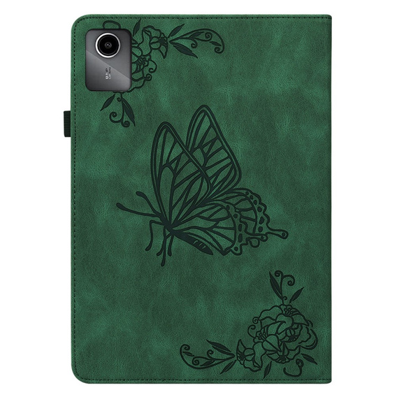 Case for Lenovo Tab M11, Butterfly, green