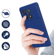 Case for Xiaomi Poco F6 Pro, Silicone Lite, blue