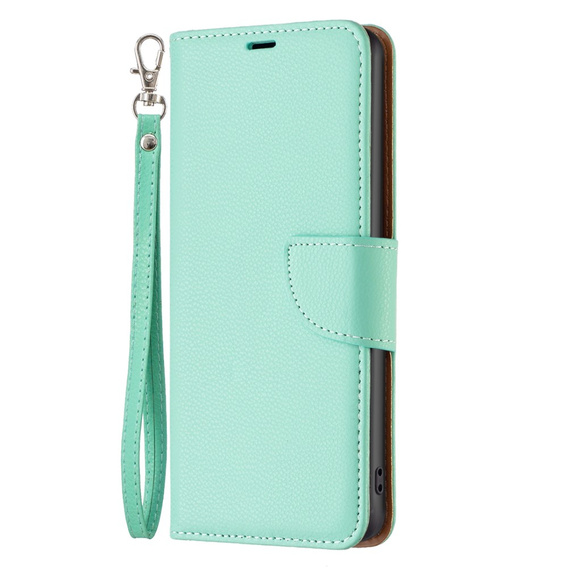 Flip case for Xiaomi Redmi 12 4G, Wallet Litchi Magnet, green