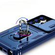 Case for Samsung Galaxy S23 Ultra, CamShield Slide, blue