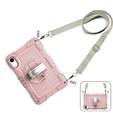 Armoured case for Xiaomi Redmi Pad 2, with stand and shoulder strap – pink