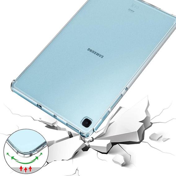 Case for Samsung Galaxy Tab S6 Lite 2022, Silicone, transparent