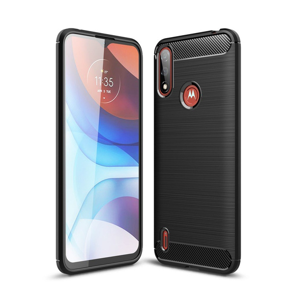 Case for Motorola Moto E7 Power / E7i Power, Carbon, black