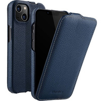 MELKCO flip case for iPhone 14, leather, flip, dark blue