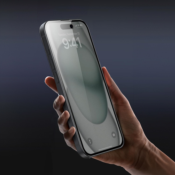2x Tempered Privatization Glass for iPhone 15 Plus, ERBORD Anti-Spy