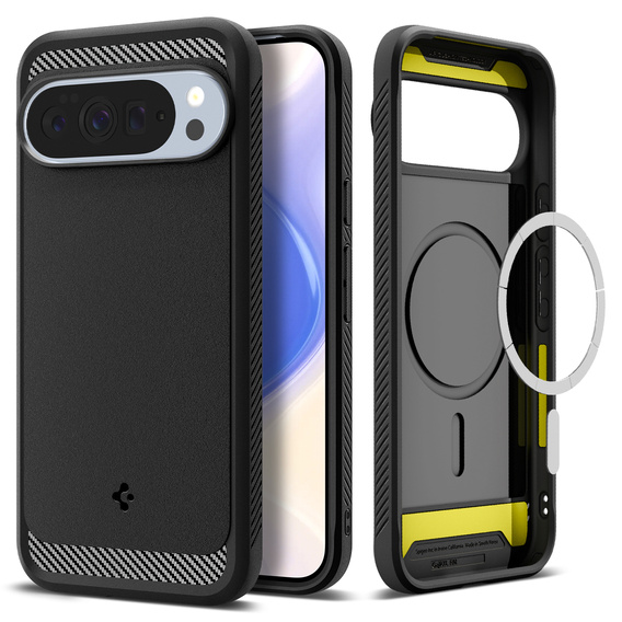 Spigen Rugged Armor MagSafe case for Google Pixel 10 Pro XL, Black