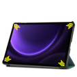 Case for Samsung Galaxy Tab S9 FE, Tri-fold, green