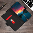 Flip case for Oppo A57s, Wallet Thin Magnet, black