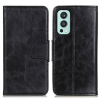 Flip case for OnePlus Nord 2 5G, Split Leather Wallet, black
