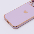 Case for Apple iPhone 13, Electro heart, purple